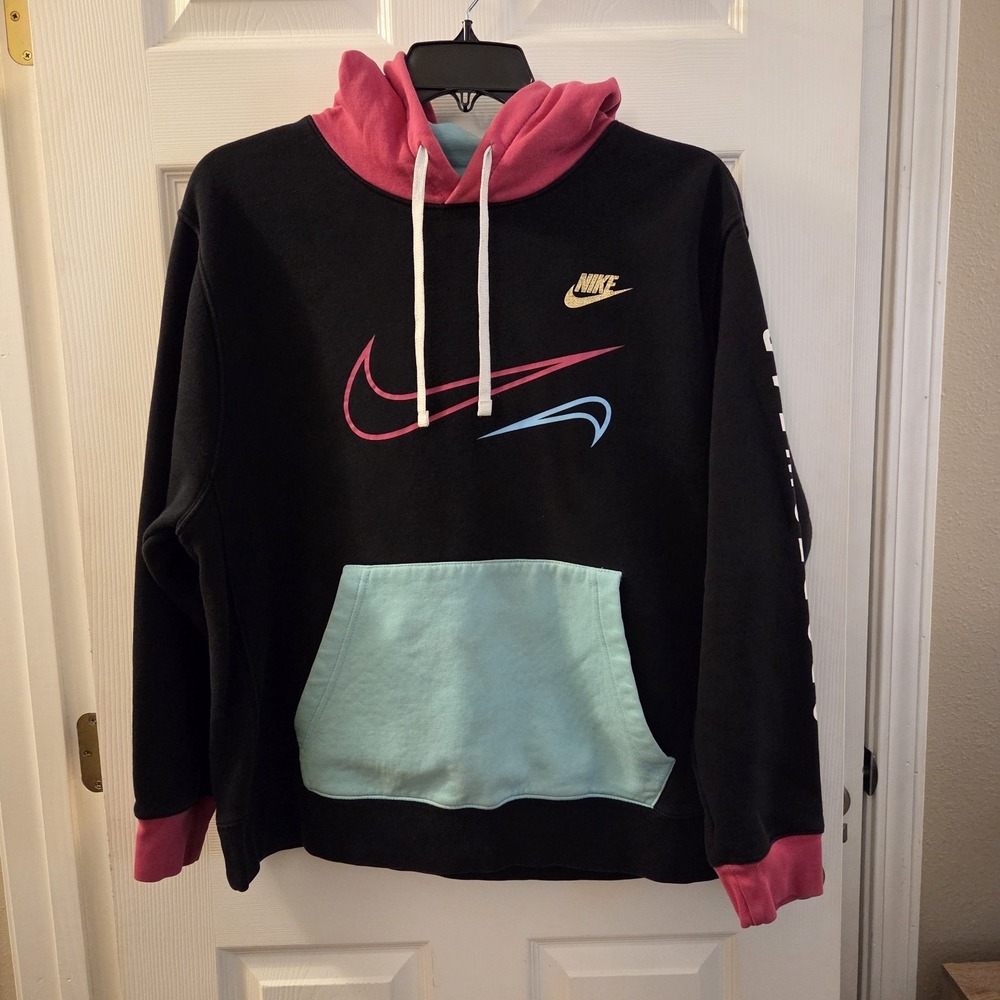 Nike Nsw Club Miami Vice Hoodie Men's XL South Beach Long Sleeve CU3524-010
